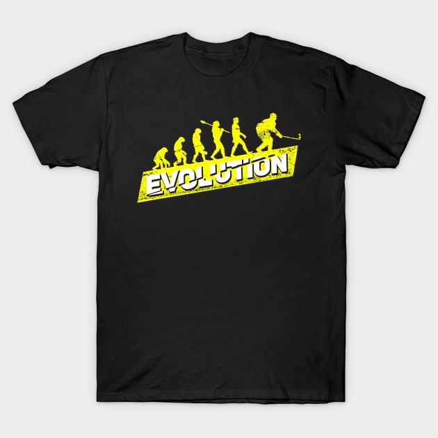 Ice Hockey Player Evolution Sport Coach Gift T-Shirt by Dolde08